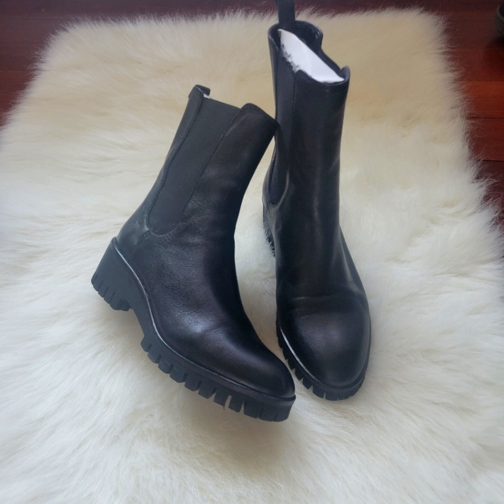 Coach ankle boots leather size 7